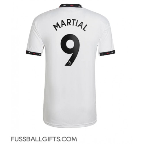 Manchester United Anthony Martial #9 Fußballbekleidung Auswärtstrikot 2022-23 Kurzarm